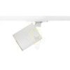 DARIO egyfázisú áramkörös sínre fehér szálcsiszolt sárgaréz 230V LED GU10 9W