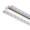 LED PROFILE B süllyesztett 1m  alumínium/tej akril 