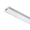 LED PROFILE A süllyesztett 1m  alumínium/tej akril 