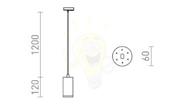 BELENOS egyfázisú áramkörös sínre függő lámpa fehér  230V LED GU10 9W