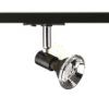 TRICA egyfázisú áramkörös sínre fekete  230V LED GU10 12W