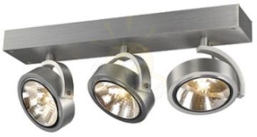 KELLY III fali lámpa  szálcsiszolt alumínium 230V LED G53 3x15W