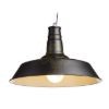 GOLDIE 46 függő lámpa fekete/fehér  230V LED E27 30W