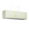 LOPE 80/23 lámpabúra  Chintz menta/ezüst fólia  max. 23W