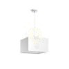 TEMPO 30/19 lámpabúra  Polycotton fehér/fehér PVC  max. 23W