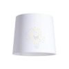 CONNY 35/30 állólámpa búra Polycotton fekete/fehér PVC max. 23W