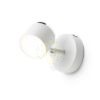 NOVA I fali lámpa fehér króm/tej akril 230V LED 4.2W 3000K