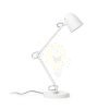 DANNY asztali lámpa fehér matt nikkel 230V LED E14 5W