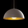 GLADYS 40 függő lámpa fehér/aranysárga 230V LED E27 30W