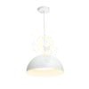 GLADYS 40 függő lámpa fehér/fehér 230V LED E27 30W