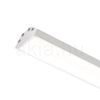 LED PROFILE J felületre szerelhető 1m fehér matt akrilát/alumínium 
