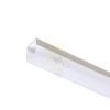 LED PROFILE H felületre szerelhető 1m fehér matt akrilát/alumínium 