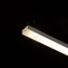 LED PROFILE G felületre szerelhető 1m fehér matt akrilát/alumínium 