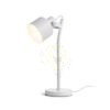 CELEIA asztali lámpa matt fehér matt nikkel 230V LED E27 11W