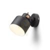 CELEIA felületre szerelhető matt fekete szálcsiszolt réz 230V LED E27 11W