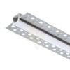 LED PROFILE B süllyesztett 1m  alumínium/tej akril 