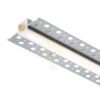 LED PROFILE B süllyesztett 1m  alumínium/tej akril 