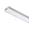 LED PROFILE A süllyesztett 1m  alumínium/tej akril 