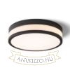 CIRA LED 35 mennyezeti lámpa opál üveg/fekete 230V LED 24W IP44 3000K