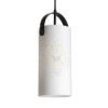 JULIETTA 31 függő lámpa  opál üveg/fekete 230V LED E27 15W