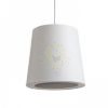 POLLOCK függő fehér/világosszürke  230V LED E27 15W