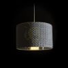 AINO 40 függő lámpa szürke króm 230V LED E27 15W