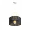 GLAMOUR 35/20 függő lámpa fekete  230V LED E27 15W