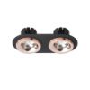 SHARM R II süllyesztett lámpa fekete réz/réz 230V LED 2x10W 24° 3000K