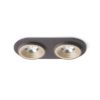 SHARM R II süllyesztett lámpa gyöngyházarany/barna 230V LED 2x10W 24° 3000K