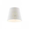 NIZZA 18/15 lámpabúra  Polycotton fehér/fehér PVC  max. 28W
