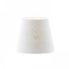 NIZZA 18/15 lámpabúra  Polycotton fehér/fehér PVC  max. 28W