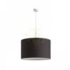 RON 55/30 lámpabúra  Polycotton fekete/fehér PVC  max. 23W