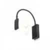 FRISCO W fali lámpa fekete 230V LED 4.2W 120° 3000K
