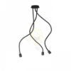 LOYD E27 III függő lámpa fekete  230V LED E27 3x15W