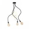 LOYD E27 III függő lámpa fekete  230V LED E27 3x15W