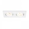 PASADENA GU10 SQ II süllyesztett lámpa fehér  230V LED GU10 2x7W