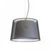 ESPLANADE függő lámpa átlátszó fekete/fehér króm 230V LED E27 15W