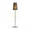 LULU állólámpa fekete és króm kivitelben