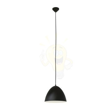 MERYLYN 34 függő lámpa fekete/fehér  230V E27 28W