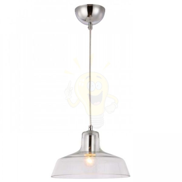 DORA függő lámpa  tiszta üveg/króm 230V LED E27 11W