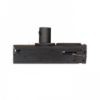1F adapter fekete  230V 
