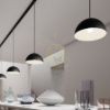 MONROE 30 háromfázisú áramkörös sínre matt fekete/fehér  230V LED E27 11W
