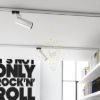 FANGIO háromfázisú áramkörös sínre ezüstszürke  230V LED 25W 36°  3000K
