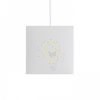 TEMPO 15/15 lámpabúra  Polycotton fehér/fehér PVC  max. 28W