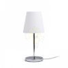 CONNY 15/15 lámpabúra  Polycotton fehér/fehér PVC  max. 28W