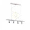 RALLONG IV függeszték alap  króm 230V LED E27 4x15W