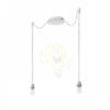 KOMBIX 2 függesztő készlet KA+AK+KF   230V LED E27 2x15W
