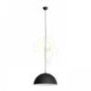 MONROE 40 függő lámpa matt fekete/fehér  230V LED E27 30W