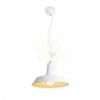 GOLDIE 46 függő lámpa fehér/fehér  230V LED E27 30W