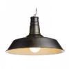 GOLDIE 46 függő lámpa fekete/fehér  230V LED E27 30W